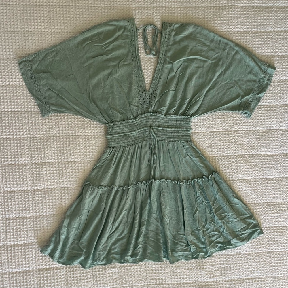 Love Stitch Light Teal Sundress